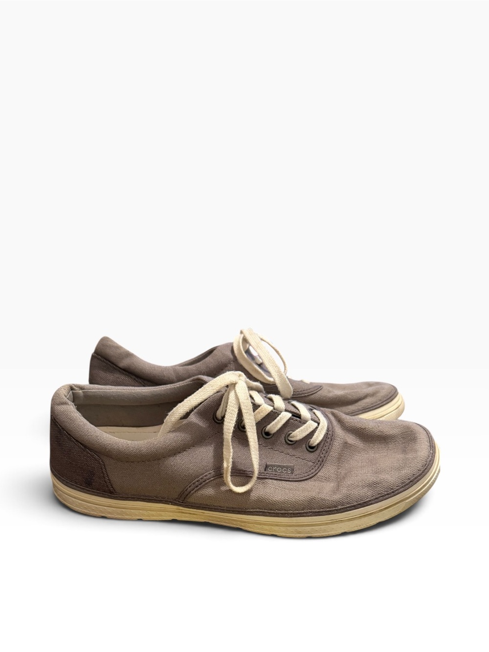 Crocs Mens Norlin Canvas Plim Lace Up
Sneaker Shoes Men's size 12